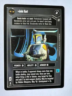 Jodo Kast - Star Wars CCG - Enhanced Jabba's Palace Card Premium NM - Image 1