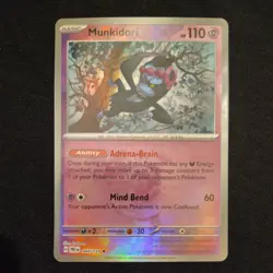 Pokemon TCG Munkidori Master Ball 044/131 Prismatic Evolutions Card - Image 1