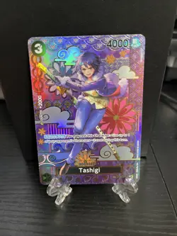 One Piece Card Game Tashigi SP ST06-006 ( op08) Full Art Holo - Image 1