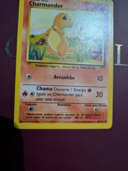 Vintage 90s - Charmander Shadowless Base Set 46/102 Mint Card - Portuguese Ed - Image 3