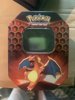Pokemon Hidden Fates Charizard Tin Box - Empty Tin for card storage - No Packs - Image 1