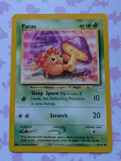 PARAS - 47/64 Neo Revelation - Regular Common - Pokemon TCG Card - Image 1