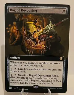 Bag of Devouring (Extended Art) MTG Commander Adventures in the Forgotten Realms - Image 1