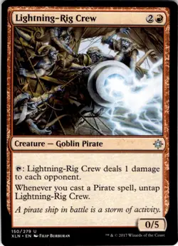 MTG Lightning-Rig Crew Ixalan Uncommon #150 - Image 1