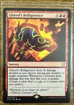 Ghired's Belligerence Commander 2019 Regular - Image 1