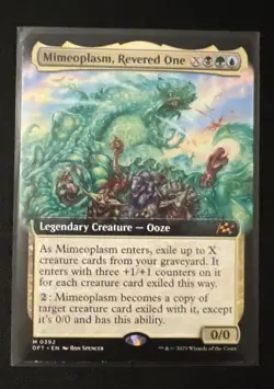 Mimeoplasm, Revered One (Extended Art) #392 (LP) Aetherdrift DFT Magic MTG - Image 1