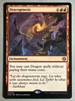 MTG / Dracogenesis / TDM / #105 / Regular / Mythic / NM - Image 1