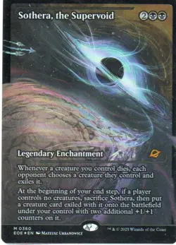 MTG: Edge of Eternities: Foil Showcase Sothera, the Supervoid: LP Condition - Image 1