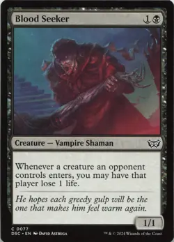 Blood Seeker C Commander: Duskmourn: House of Horror 77 LP-NM - Image 1