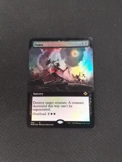 Damn *Foil**Extended Art* - MH2 - NM - Magic The Gathering - MTG - Image 1