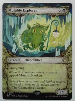 Mutable Explorer *Showcase Rare* Magic MtG x1 Lorwyn Eclipsed - Image 1