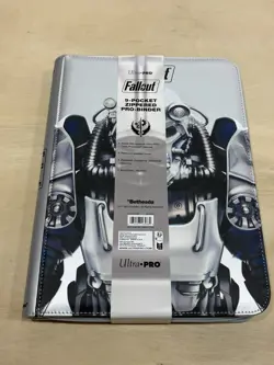 Ultra Pro: MTG Fallout Brotherhood Of Steel 9 Pocket Zipper Binder - Image 1