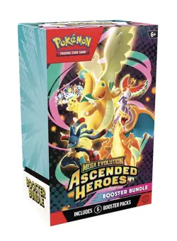4x Pokemon TCG Mega Evolution Ascended Heroes Booster Bundle PRESALE CONFIRMED - Image 1