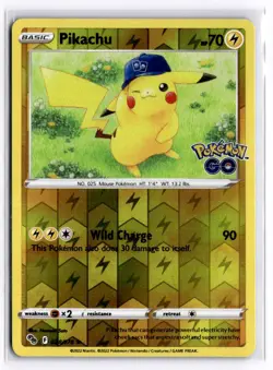 Pikachu (28) 028/078 Reverse Holo Pokemon Pokemon GO NM - Image 1