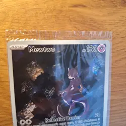 Pokemon Mewtwo TCG SVP 052 Scarlet Violet 151 UPC Sealed Promo Card - Image 2