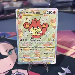 Simisear VSTAR Crown Zenith Galarian Gallery GG37 Ultra Rare Pokemon TCG - Image 1