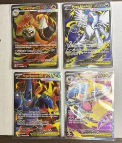 Pokemon Mega Evolution Phantasmal Flames Mega Evolution EX Lot 4 Mega ultra rare - Image 1