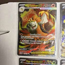 Pokemon Mega Evolution Phantasmal Flames Mega Evolution EX Lot 4 Mega ultra rare - Image 2