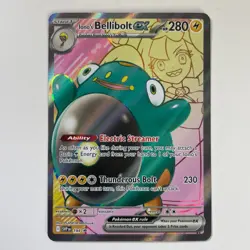 Iono's Bellibolt EX 194 Scarlet & Violet Promo Pokemon Light Play+ - Image 3