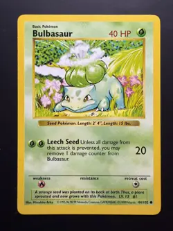 [NM+] Bulbasaur | Pokemon 1999 | (Shadowless) Non Holo # 44/102 - Image 1