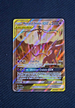 Carte Pokemon Mentali et Deoxys GX SM240 Promo Soleil et Lune FR NM - Image 1