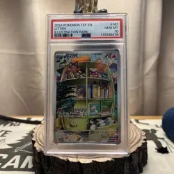 LITTEN 2024 POKEMON S&V TEMPORAL FORCES ILLUSTRATION RARE 167/162 PSA 10 Q1518 - Image 1