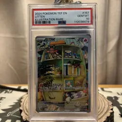LITTEN 2024 POKEMON S&V TEMPORAL FORCES ILLUSTRATION RARE 167/162 PSA 10 Q1518 - Image 3