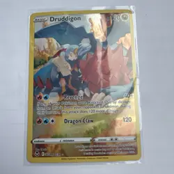 Pokemon TCG Druddigon Swsh12: Silver Tempest Trainer Gallery TG09/TG30 Holo... - Image 1
