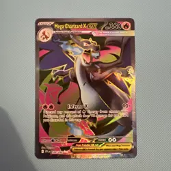 Pokemon TCG Mega Charizard X ex 109/094 Ultra Rare Phantasmal Flames #2 - Image 1