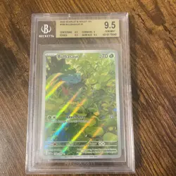 Pokemon TCG - Bulbasaur Scarlet & Violet 151 166/165 Illustration Rare BGS 9.5 - Image 1