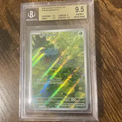 Pokemon TCG - Bulbasaur Scarlet & Violet 151 166/165 Illustration Rare BGS 9.5 - Image 2