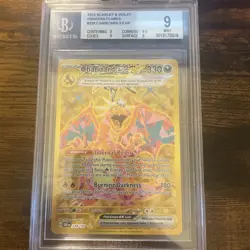 BGS 9 Pokemon Obsidian Flames Holo Hyper Rare Charizard EX 228/197 MINT!! - Image 1
