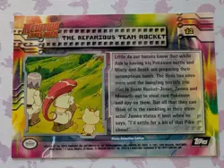 The Nefarious Team Rocket Pokemon Topps 2000 Mewtwo Strikes Back Black Label - Image 2