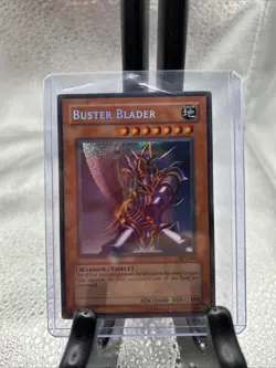 Yugioh Buster Blader BPT-008 2003 Collectors Tin Secret Rare LP - Image 1