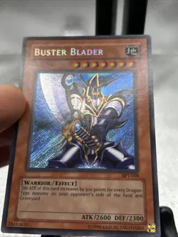Yugioh Buster Blader BPT-008 2003 Collectors Tin Secret Rare LP - Image 4