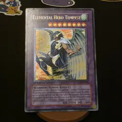 Yu-Gi-Oh Elemental Hero Tempest EEN-EN034 Ultimate Rare 1st Edition - Image 1