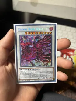 💥Yugioh MP22-EN077 Ruddy Rose Dragon PRISMATIC SECRET RARE 1ST EDITION - Image 1