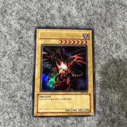 Yu-Gi-Oh! TCG Red-Eyes B. Dragon JMP-002 Shonen Jump Ultra Rare LP Condition - Image 1