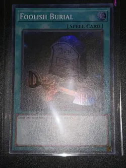 Foolish Burial 1st Edition Super Rare RA02-EN049 Yu-Gi-Oh! - Image 1