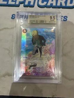 2025 One Piece Royal Blood Sanji SP #ST14-003 BGS 9.5 MINT - Image 1