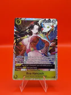 Bandai Boa Hancock OP14-112 Full Art Special Holo 10000 Power One Piece Card - Image 1