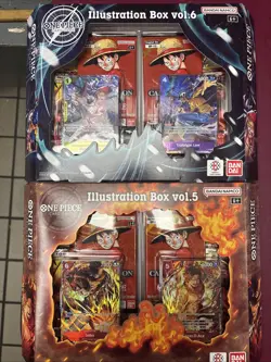 One Piece Tcg Illustration Box’s Vol 5 And Volume 6 In Hand Free Shipping - Image 1