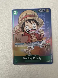 Monkey.D.Luffy (037) (1st Anniversary Tournament) P-037 One Piece Promotion... - Image 1