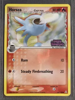 Pokemon: Horsea (Delta Species) 66/110 (2006) Holon Phantoms • Holo Stamped Card - Image 1