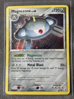 Pokemon TCG: Magnezone 8/130 (2007) Diamond & Pearl • Holo Card - Image 1