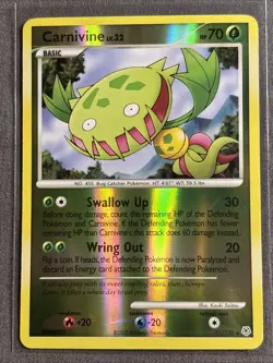 Pokemon TCG: Carnivine 21/130 (2007) Diamond & Pearl • Reverse Holo Card - Image 1