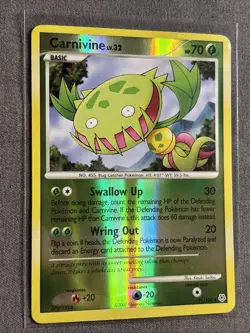 Pokemon TCG: Carnivine 21/130 (2007) Diamond & Pearl • Reverse Holo Card - Image 2