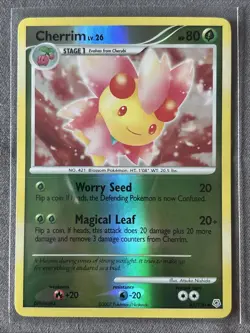 Pokemon TCG: Cherrim 45/130 (2007) Diamond & Pearl • Reverse Holo Card - Image 1