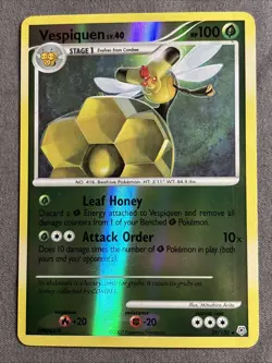 Pokemon TCG: Vespiquen 39/130 (2007) Diamond & Pearl • Reverse Holo Card - Image 1