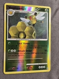 Pokemon TCG: Vespiquen 39/130 (2007) Diamond & Pearl • Reverse Holo Card - Image 2